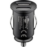goobay 58912 Caricabatterie per dispositivi mobili Nero Auto Nero, Auto, Accendisigari, 3,1 V, Nero