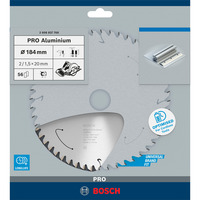 Bosch 2 608 837 768 lama circolare 18,4 cm 1 pz, Lama per sega Alluminio, 18,4 cm, 2 cm, 1,5 mm, 7900 Giri/min, 2 mm