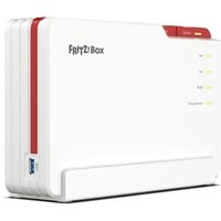FRITZ! 5690 Pro Router wireless, Router in fibra ottica Box 5690 Pro, Wi-Fi 7 (802.11be), Banda tripla (2.4 GHz/5 GHz/5 GHz), Collegamento ethernet LAN, Bianco, Router da tavolo