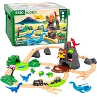 BRIO Set Deluxe Dinosauri del Mondo, Ferrovia 