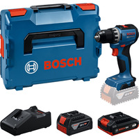Bosch Avvitatore a batteria GSR18V-52 con 2 batterie 18 volt 4,0 Ah e 2,0 Ah in L-BOXX, Trapano avvitatore Vendita al dettaglio