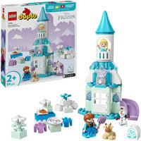 LEGO DUPLO │ Disney 10455 La Festa al Castello di Anna ed Elsa Frozen, Gioco Didattico con 5 Personaggi per Bambine e Bambini2+, Giochi di costruzione Gioco Didattico con 5 Personaggi per Bambine e Bambini2+, Set da costruzione, 2 anno/i, Plastica, 54 pz, 884 g
