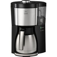 Melitta Look Therm Perfection 1025-16, Macchina fa filtro Nero/Argento