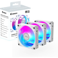 GIGABYTE AORUS EZ CHAIN FAN 120 ICE Scheda madre Ventilatore 12 cm Bianco 1 pz, Ventola Nero, Ventilatore, 12 cm, Bianco
