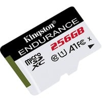 Kingston SDCE/256GB memoria flash MicroSDXC UHS-I Classe 10, Scheda di memoria bianco/Nero, 256 GB, MicroSDXC, Classe 10, UHS-I, 95 MB/s, 45 MB/s