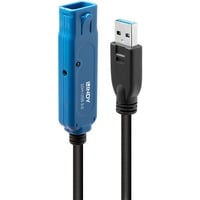 Lindy 43157 cavo USB USB 3.2 Gen 1 (3.1 Gen 1) 10 m USB A 5 Gbit/s Nero, Cavo di prolunga Nero, 10 m, USB A, USB A, USB 3.2 Gen 1 (3.1 Gen 1), 5 Gbit/s, Nero