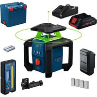 Bosch Rotationslaser GRL18V-4-34CVG Akku ProCORE18V 4.0Ah, Laser rotante verde, Kit