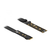 DeLOCK Scheda riser M.2 Key M prolunga NVMe con cavo da 20 cm, Cavo di prolunga 