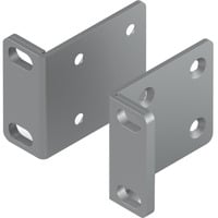 Ubiquiti Kit orecchie per rack UACC-Rack-Ear-1U, Supporto argento