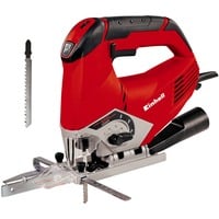 EINHELL TE-JS 100 seghetto elettrico 2,3 kg, Puzzle rosso/Nero, Nero, Rosso, 45°, 10 cm, 1 cm, AC, 750 W