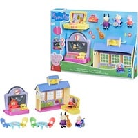 Hasbro Peppa Pig - La Scuola di Peppa Pig, playset con frasi e suoni, per bambini di età prescolare dai 3 anni in su, Gioco figura Peppa Pig - La Scuola di , playset con frasi e suoni, per bambini di età prescolare dai 3 anni in su, Scuola, Peppa Pig, 3 anno/i, Batterie incluse, Stilo AA, Multicolore