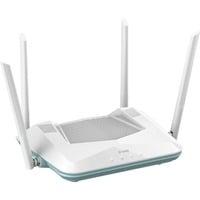 D-Link R32 router wireless Gigabit Ethernet Dual-band (2.4 GHz/5 GHz) Bianco Wi-Fi 6 (802.11ax), Dual-band (2.4 GHz/5 GHz), Collegamento ethernet LAN, Bianco, Router da tavolo/palo