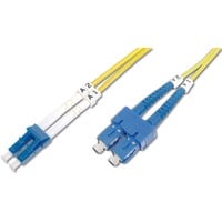 Digitus Cavo patch LWL, duplex, connettore LC > SC, singlemode OS2 giallo