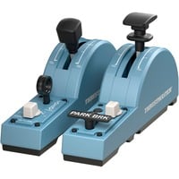 Thrustmaster TCA Quadrant Add-On Airbus Edition Blu Simulazione di Volo Analogico/Digitale PC, Valvola a farfalla Blu-grigio/Nero, Simulazione di Volo, PC, Analogico/Digitale, Cablato, Blu, Windows 10, Windows 8
