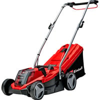 EINHELL GE-CM 18/33 Li (1x4,0Ah) Tagliaerba a spinta Batteria Nero, Rosso, Rasaerba rosso/Nero, 0Ah), Tagliaerba a spinta, 33 cm, 2,5 cm, 6,5 cm, 30 L, 4 ruota(e)