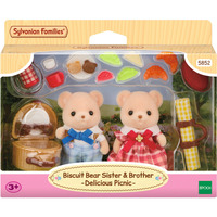 EPOCH Fratelli Orso Biscotto - Delizioso Picnic, Giochi di costruzione 3 anno/i, Bambino/Bambina, 65 mm, 60 g, Multicolore, Vendita al dettaglio
