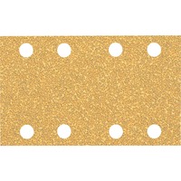 Bosch 2 608 900 877 fornitura per utensili rotanti per molatura/levigatura Legno Carta abrasiva, Foglio abrasivo Carta abrasiva, Legno, Bosch, Marrone, Rettangolare, 80 mm