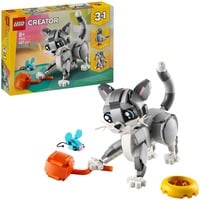 LEGO Creator 3 in 1 31163 Gatto Giocoso Giocattolo, Si Trasforma in Piccione o in Cane, Regalo per Bambini e Bambine 8+ Anni, Giochi di costruzione Si Trasforma in Piccione o in Cane, Regalo per Bambini e Bambine 8+ Anni, Set da costruzione, 8 anno/i, Plastica, 407 pz, 518 g