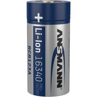 Ansmann Batteria Li-Ion 16340 850mAh con presa di ricarica 