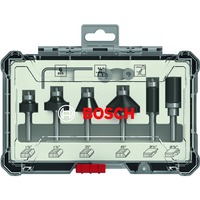 Bosch 2 607 017 470 punta per fresa Set di punte 6 pz Set di punte, 6,35 mm, 6 pz, 9,53, 12,7, 12,7, 15,88, 25,4, 25,4 mm, 19,05, 25,4, 25,4, 34,93, 12,7, 15,88 mm, 3,18, 6,35, -, -, -, - mm