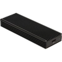 DeLOCK 42004 contenitore di unità di archiviazione Box esterno SSD Nero M.2, Disk enclosure Nero, Box esterno SSD, M.2, PCI Express, SATA, 10 Gbit/s, Collegamento del dispositivo USB, Nero
