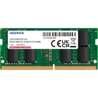 ADATA Premier memoria 8 GB DDR4 260-pin SO-DIMM Nero, 8 GB, DDR4, 2666 MHz, 260-pin SO-DIMM