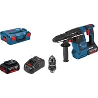 Bosch GBH 18V-26 F Professional martello perforatore cordless 4350 bpm Ioni di Litio 3,6 kg, Trapano a percussione blu/Nero, Ioni di Litio, 18 V, 3,6 kg, 378 mm, 225 mm, Nero, Blu