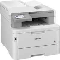 Brother MFC-L8340CDW stampante multifunzione LED 600 x 2400 DPI 30 ppm Wi-Fi grigio chiaro, LED, Stampa a colori, 600 x 2400 DPI, Copia a colori, Stampa diretta, Bianco