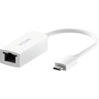 D-Link DUB-E250 scheda di rete e adattatore Ethernet 2500 Mbit/s Cablato, USB tipo-C, Ethernet, 2500 Mbit/s, Bianco