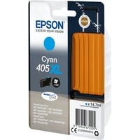 Epson Singlepack Cyan 405XL DURABrite Ultra Ink, Inchiostro Resa elevata (XL), Ciano, 14,7 ml, 1 pz, Confezione singola