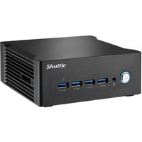 Shuttle Nano PC NT10H5 PC con dimensioni 1 l Nero 125H Intel SoC, Barebone Nero, PC con dimensioni 1 l, Mini PC barebone, Intel SoC, DDR5-SDRAM, PCI Express, 120 W