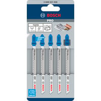 Bosch Lama per seghetto alternativo PRO curva per alluminio T 227 D, 100mm, Lama per sega 