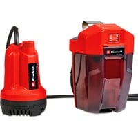 EINHELL GE-SP 18 Li - Solo 0,8 bar 5000 l/h, Pompe immersione e pressione rosso/Nero, Batteria, 0,8 bar, 5000 l/h, Nero, Rosso