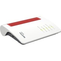 FRITZ! FRITZ!Box 6670, Router bianco/Rosso, Box 6670, Wi-Fi 7 (802.11be), Dual-band (2.4 GHz/5 GHz), Collegamento ethernet LAN, Bianco, Router da tavolo