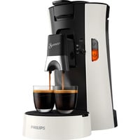 Philips Senseo CSA230/01 macchina per caffè Automatica Macchina per caffè a cialde 0,9 L, Macchina a cialde bianco/Nero, Macchina per caffè a cialde, 0,9 L, Cialde caffè, 1450 W, Nero, Bianco