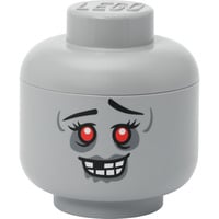 Room Copenhagen Testa contenitore LEGO "Zombie", piccola, Scatola di immagazzinaggio grigio