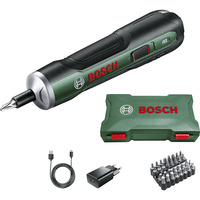 Bosch PushDrive Verde, Cacciavite verde, Verde, 5 Nm, 2,5 Nm, 5 Nm, Batteria, 3,6 V