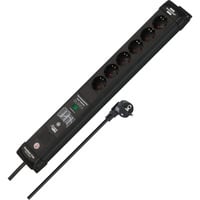 Brennenstuhl Multipresa Connect Premium-Line WiFi 6 vie, Ciabatta Nero