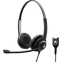 EPOS | Sennheiser IMPACT SC 268 Auricolare Cablato A Padiglione Ufficio Nero, Argento, Headset Nero, Cablato, Ufficio, 50 - 12000 Hz, 89 g, Auricolare, Nero, Argento