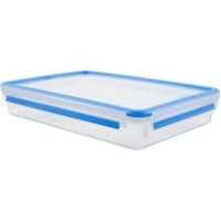 Emsa 508545 recipiente per cibo Rettangolare Scatola Trasparente 6 pz, Casella trasparente/Blu, Scatola, Rettangolare, Trasparente, Germania, 225 mm, 325 mm