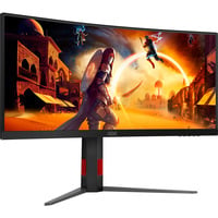 AOC G4 CU34G4Z Monitor PC 86,4 cm (34") 3440 x 1440 Pixel Wide Quad HD LED Nero, Rosso, Monitor di gioco Nero (opaco), 86,4 cm (34"), 3440 x 1440 Pixel, Wide Quad HD, LED, 1 ms, Nero, Rosso