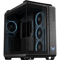 ASUS TUF GAMING GT502 Horizon TG ARGB Black Midi Tower Nero, Chassis Tower Nero, Midi Tower, PC, Nero, ATX, micro ATX, Mini-ITX, Gaming, 16,3 cm