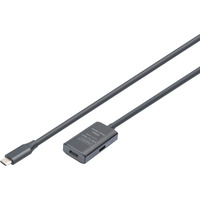 Digitus Cavo di prolunga attivo USB 3.2 Gen 1, connettore USB-C > presa USB-C Nero