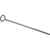 High Peak Chiodo per tenda con testa ad anello in acciaio, 6 pezzi, Aringa 