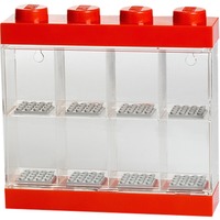 Room Copenhagen 4065 Rosso, Trasparente, Scatola di immagazzinaggio rosso/trasparente, Rosso, Trasparente, Acrilonitrile butadiene stirene (ABS), Polistirolo, 191 mm, 184 mm, 47 mm