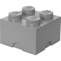 Room Copenhagen Storage Brick 4Medium Stone Grey Scatola porta giocattoli Libera installazione Grigio, Scatola di immagazzinaggio grigio, Scatola porta giocattoli, Grigio, Libera installazione, Monocromatico, Rettangolare, Polipropilene (PP)