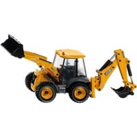 SIKU 3558 modellino in scala Modellino di scavatore Kit di montaggio 1:50, Veicolo modello giallo/Nero, Modellino di scavatore, Kit di montaggio, 1:50, JCB 4CX Backhoe loader, Metallo, Plastica, 3 anno/i