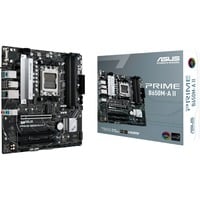 ASUS PRIME B650M-A II-CSM AMD B650 Socket AM5 micro ATX, Scheda madre Nero/Argento, AMD, Socket AM5, AMD Ryzen 7000 Series, Socket AM5, DDR5-SDRAM, 128 GB
