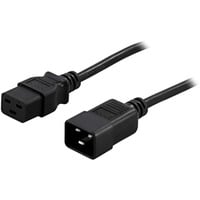 BlueWalker Cavo IEC C19/C20, Cavo di prolunga Nero