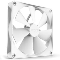 NZXT F140P Case per computer Ventilatore 14 cm Bianco 1 pz, Ventola bianco, Ventilatore, 14 cm, 500 Giri/min, 1500 Giri/min, 32,1 dB, 99,68 pdc/min